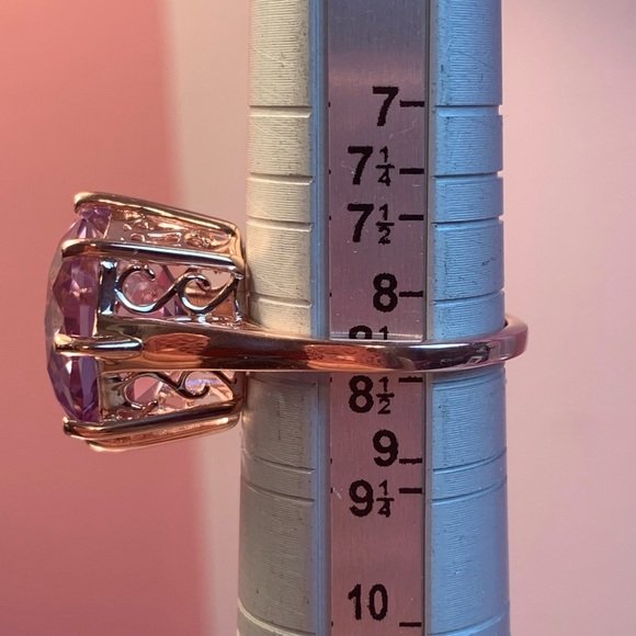 💜RDF Amethyst Solitaire Ring💜